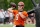 CINCINNATI, OHIO - JULY 26: Joe Burrow #9 of the Cincinnati Bengals participates in a drill during training camp at Kettering Health Practice Fields on July 26, 2023 in Cincinnati, Ohio. (Photo by Dylan Buell/Getty Images)